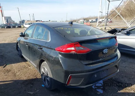 2019 Hyundai Ioniq Hybrid Sel from USA, damaged, VIN KMHC75LC1KU140559
